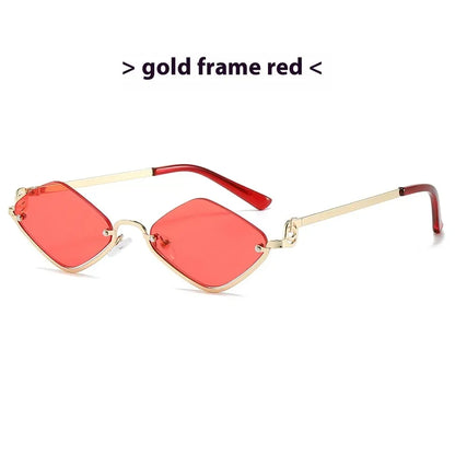 Simple Style Classic Style Solid Color Ac Polygon Full Frame Women's Sunglasses