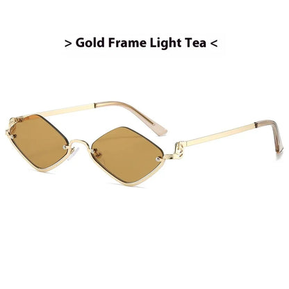 Simple Style Classic Style Solid Color Ac Polygon Full Frame Women's Sunglasses