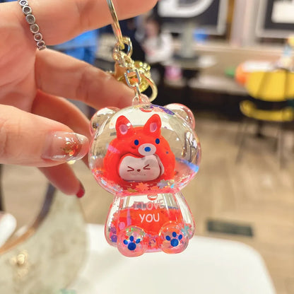 1 Piece Cute Cartoon Character Acrylic Unisex Bag Pendant Keychain