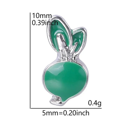 20 PCS/Package Alloy Color Block Pendant