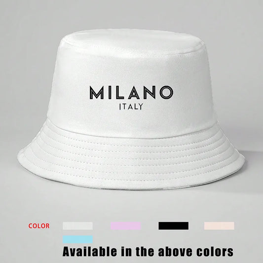 Women's Vacation Classic Style Letter English Letters Flat Eaves Bucket Hat