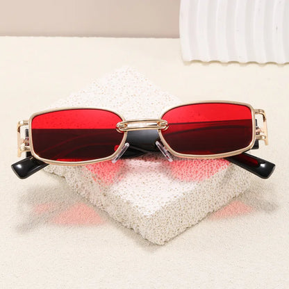Casual Style Basic Solid Color Pc Square Full Frame Women's Sunglasses