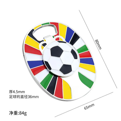 fashion football alloy unisex keychain 1 piece