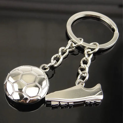 fashion football alloy unisex keychain 1 piece