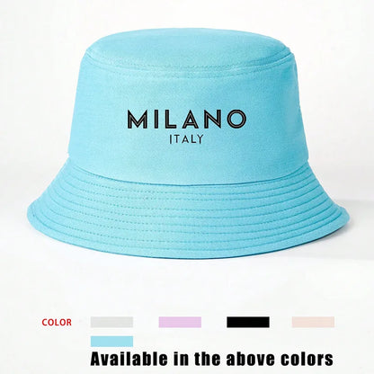 Women's Vacation Classic Style Letter English Letters Flat Eaves Bucket Hat