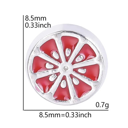 20 PCS/Package Alloy Color Block Pendant