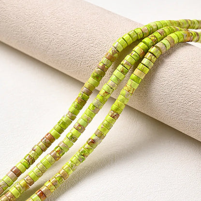3 Strands / package Hole 1~1.9mm natural stone Imperial Jasper Irregular Colorful Waves Polished Beads