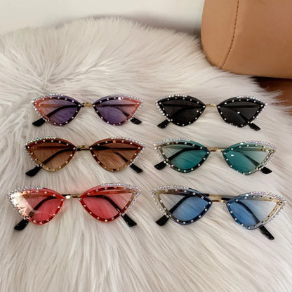 Modern Style Streetwear Solid Color Pc Special-Shaped Mirror Full Frame Women's Sunglasses