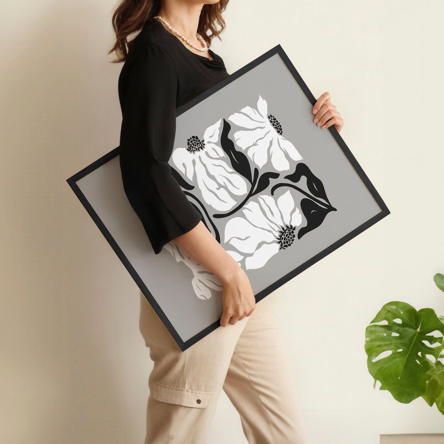 Pictures For Living Room | Set of 3 Botanical Wall art Prints