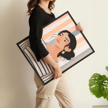 Pictures On Walls Gallery | Set of 3 Boho Women Wall art Prints