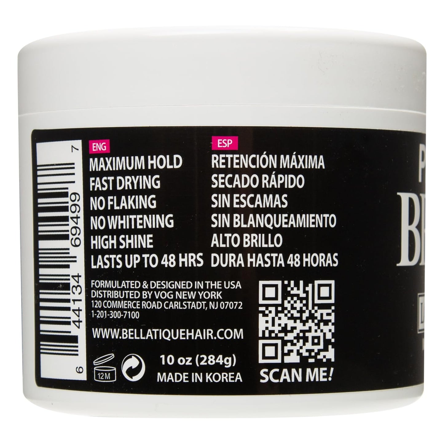 PINK LEMON Braiding Gel – Maximum Hold, No Flaking, High Shine (10 oz)