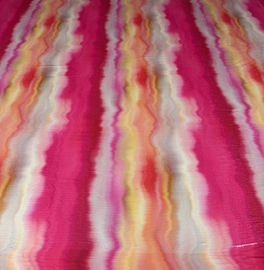 Pink Ombre Sequin Fabric for Summer Dresses