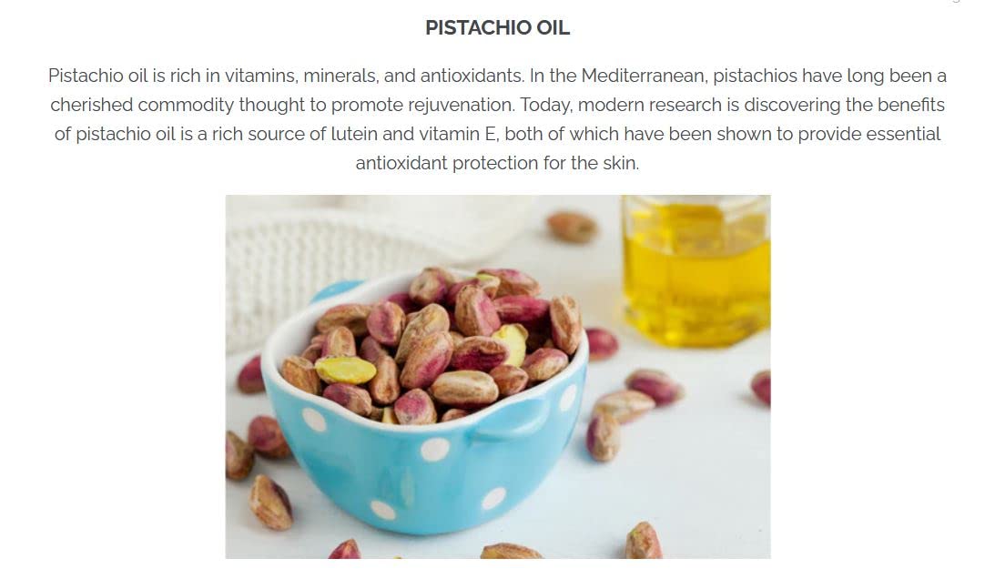 Pistaché Skincare Pistachio Oil Ultimate Face Trio Set | Hydration Serum, Eye Cream & Moisturizer