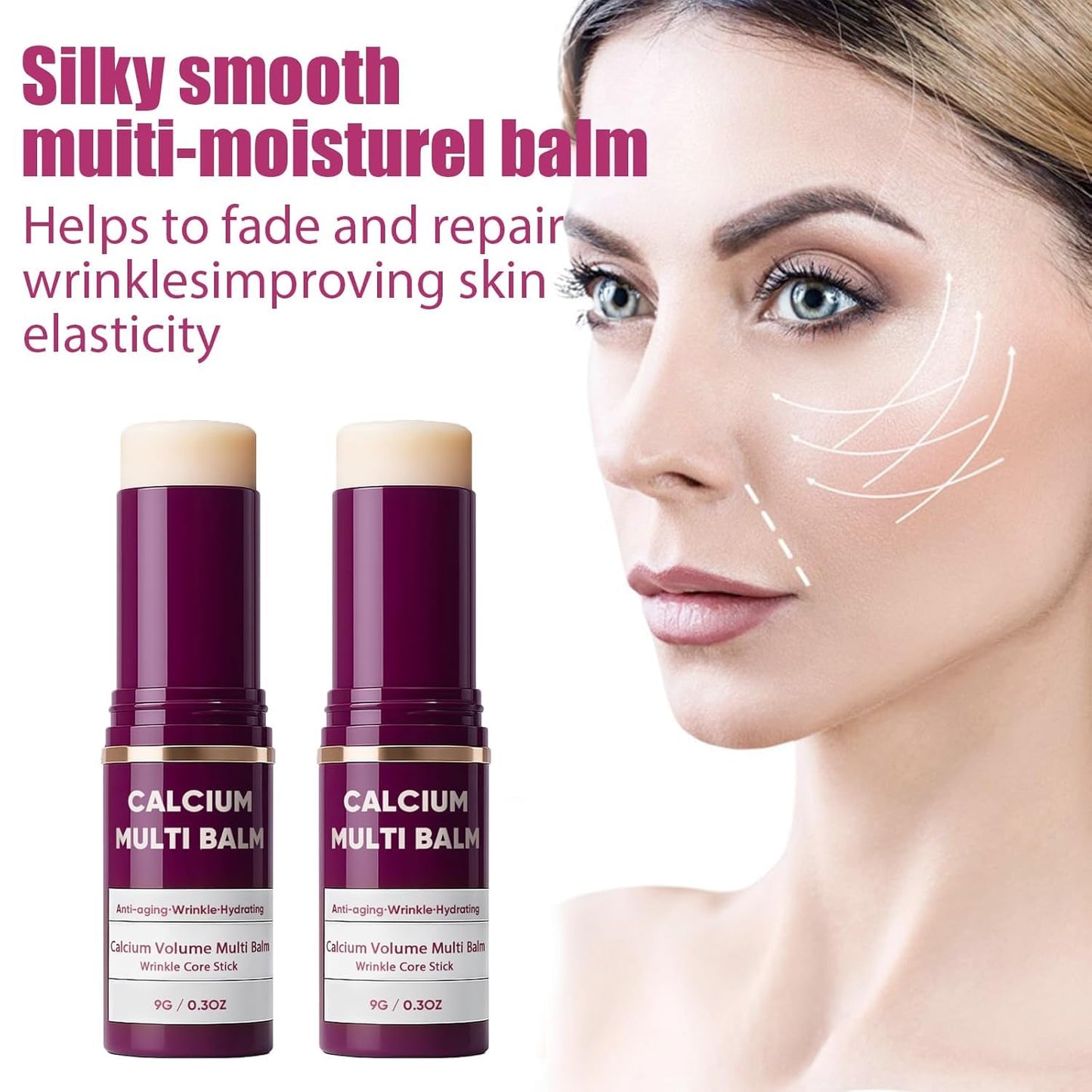 Piuregn Her+ Calcium Multi Balm 9g — Calcium-Infused Collagen Firming Stick
