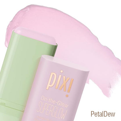 Pixi Beaming Bliss On-the-Glow Trio – Hydrating Cheek Tint, Bronzer & Highlighter (Travel Size, Vegan)