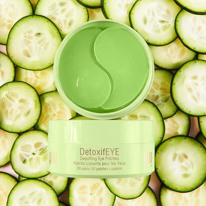 Pixi DetoxifEYE 2-Pack | Depuffing Hydrogel Under-Eye Patches with Cucumber, Gold & Caffeine