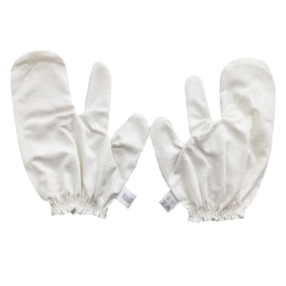 PJxtal Garshana Gloves – 100% Silk Dry Brushing & Ayurvedic Massage (2pcs)