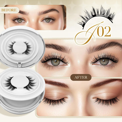 PKsiauya Ginani Magnetic Lashes – No Glue, Reusable Lashes with Applicator for Valentine's Day