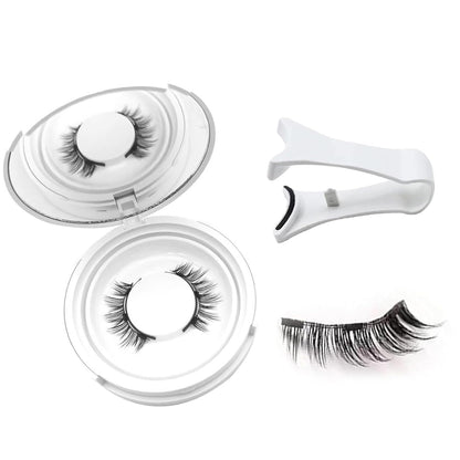 PKsiauya Hunnyfit Magnetic Lashes – No Glue, Easy Applicator, Reusable Up to 202 Uses