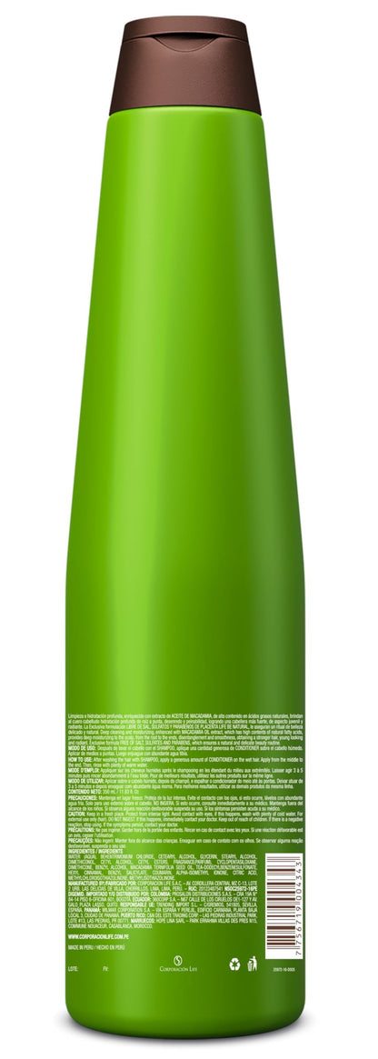 PLACENTA LIFE Be Natural Hydra Macadamia Conditioner – Deep Moisturizing for Dry Hair (350 ml)