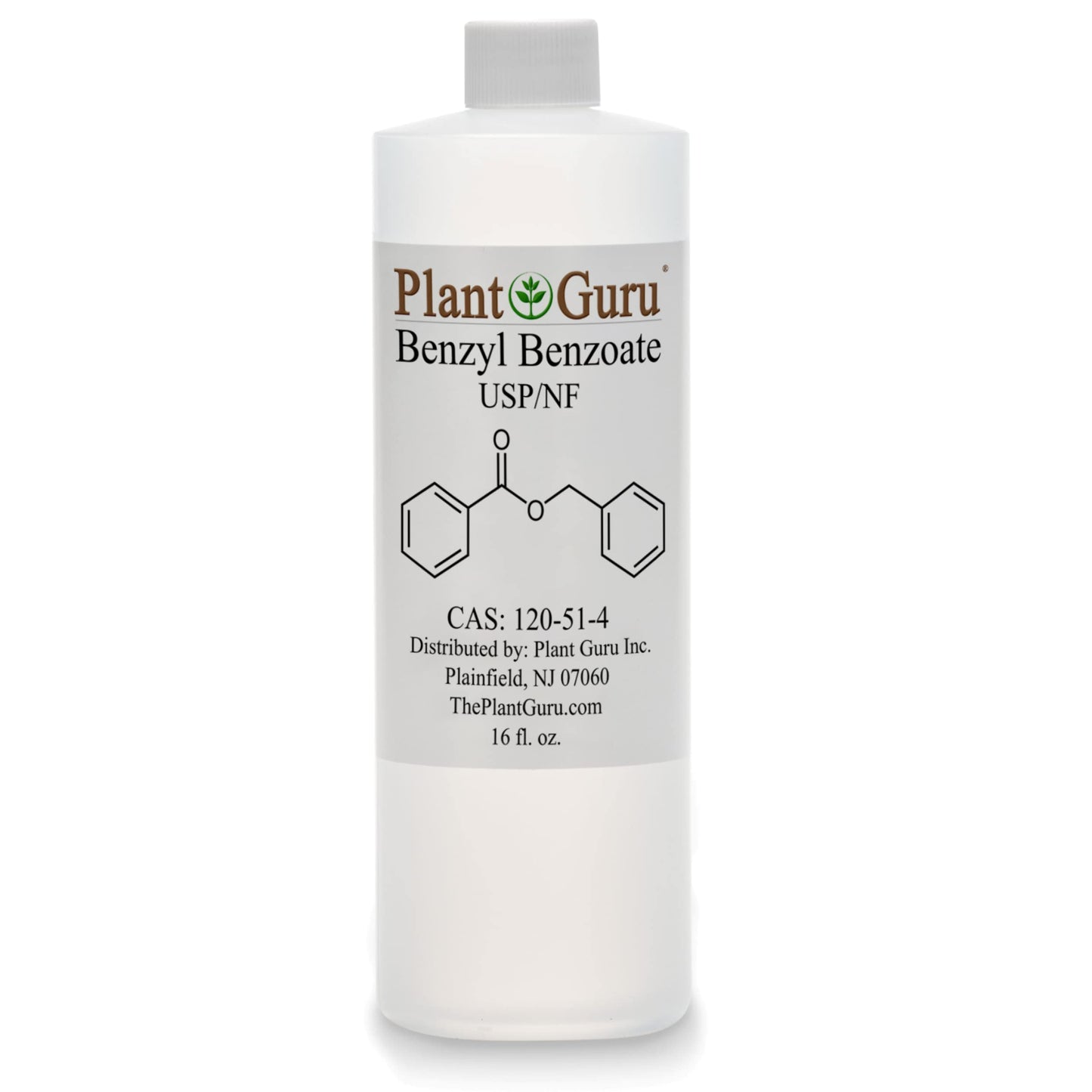 Plant Guru Benzyl Benzoate USP Grade Liquid 16 oz – Fragrance, Cosmetics & Hair Care