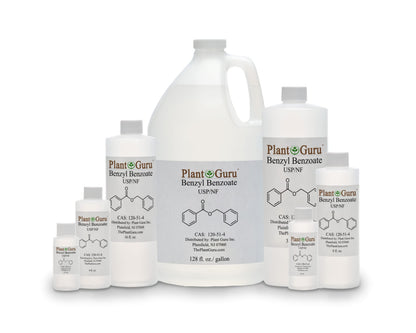 Plant Guru Benzyl Benzoate USP Grade Liquid 16 oz – Fragrance, Cosmetics & Hair Care