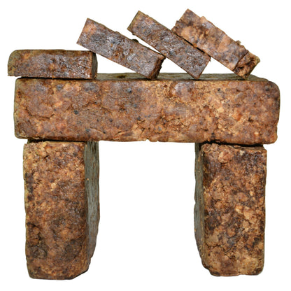 Plant Guru Raw African Black Soap – 10 lb Bulk Bars from Ghana | Natural Skin & Hair Cleanser