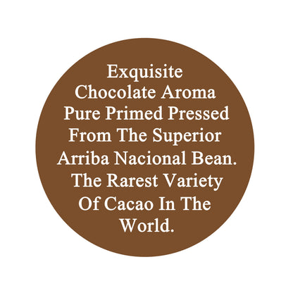 Plant Guru Raw Cocoa Butter 2 Lbs Bar — 100% Pure Arriba Nacional Cacao Bean, Food Grade