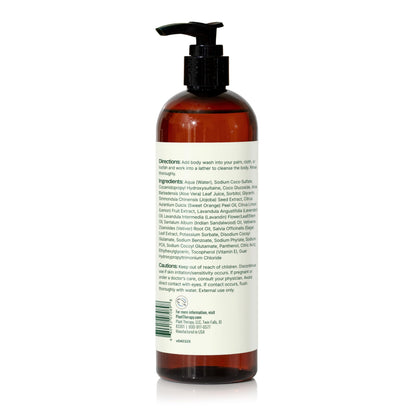 Plant Therapy Lavender Sandalwood Body Wash | Gentle, Sulfate-Free Hydration for All Skin Types (16 oz)