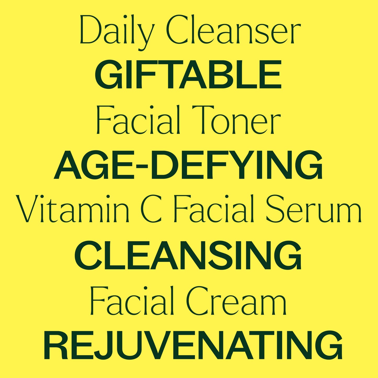 Plant Therapy Ready, Set, Glow: 4-Step Skin Care Set with Radiance Gel-Cream Cleanser, Rose & Witch Hazel Toner, Vitamin C Serum & Hydrating Cream