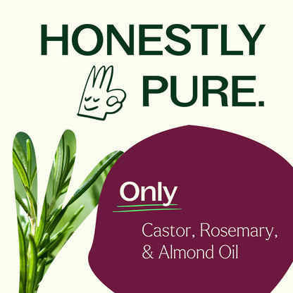 Plant Therapy Rosemary & Castor Oil — 4 oz Hair Growth, Shine & Healthy Scalp Treatment