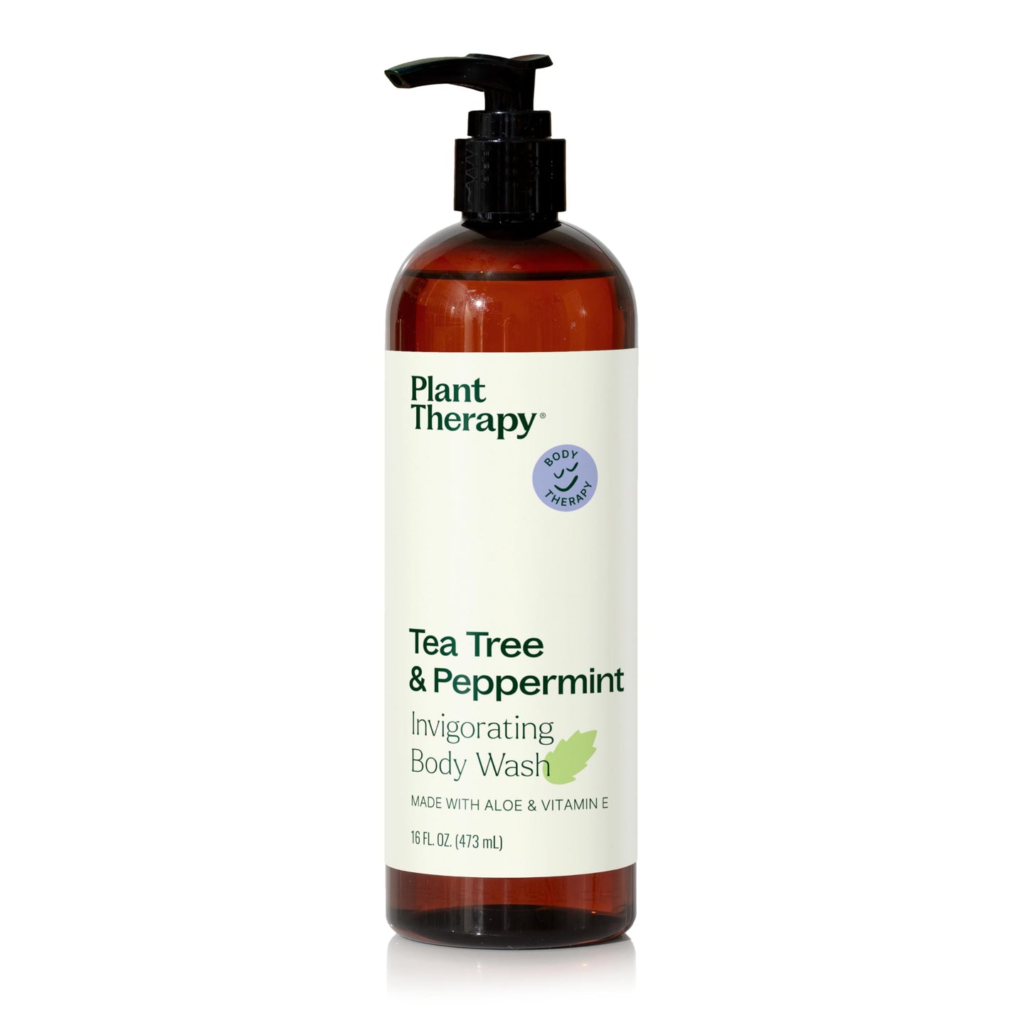 Plant Therapy Tea Tree & Peppermint Body Wash 16 oz | Sulfate-Free, All Skin Types