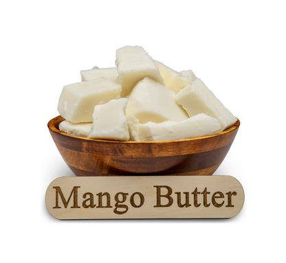 Plant Guru Raw Mango Butter 5 lbs Bulk – 100% Pure, Natural, Unrefined for Skin & Hair Care | DIY Soaps, Lotions, Creams