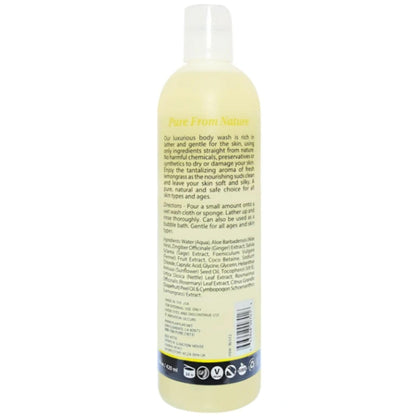 Plantlife Lemongrass Body Wash – GMO-Free, Gluten-Free, Gentle & Moisturizing | 14 oz | Made in USA