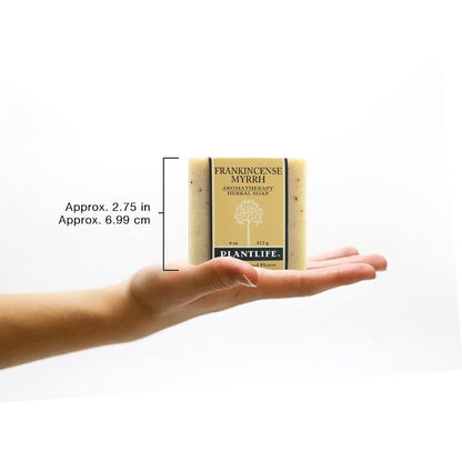 Plantlife Frankincense & Myrrh 3-Pack Bar Soap | Moisturizing, Plant-Based, California Made