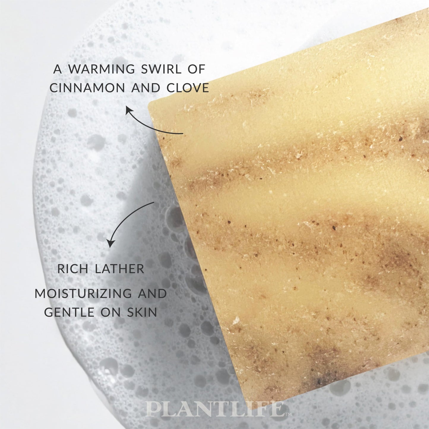 Plantlife Cassia Clove 3-Pack Bar Soap | Moisturizing, Hand-Crafted Castile in California