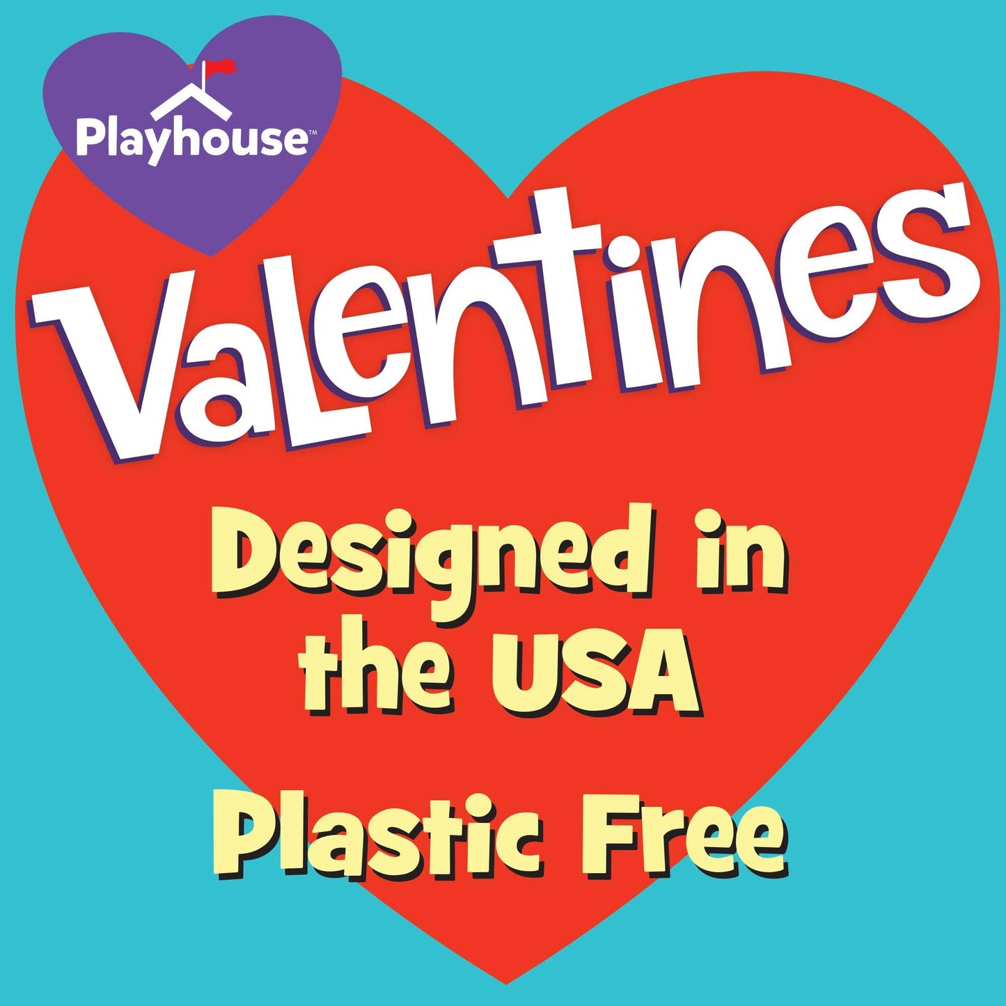 Playhouse Fold and Fly Dragons 28-Card Valentine Exchange Pack for Kids – Big 6x6 Cards & Envelopes