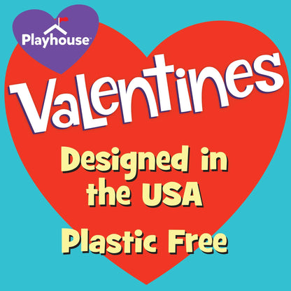Playhouse Fold and Fly Dragons 28-Card Valentine Exchange Pack for Kids – Big 6x6 Cards & Envelopes