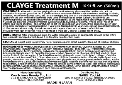 Plus eau Clayge Treatment M – Deep Moisturizing Hair Conditioner with White Jasmine & Musk | 16.9 oz