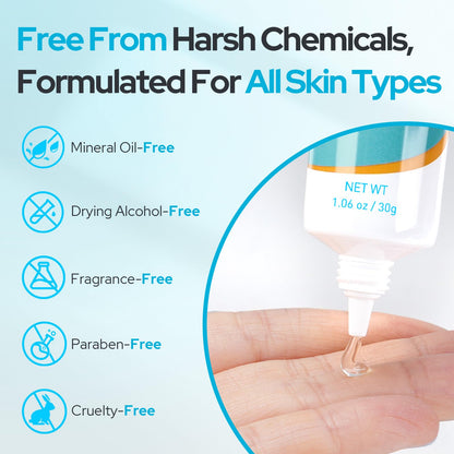 +1HEROLABS 2% Salicylic Acid Gel Serum — 45% Centella Asiatica, Pore Clarifying & Oil Balancing (Fragrance-Free)