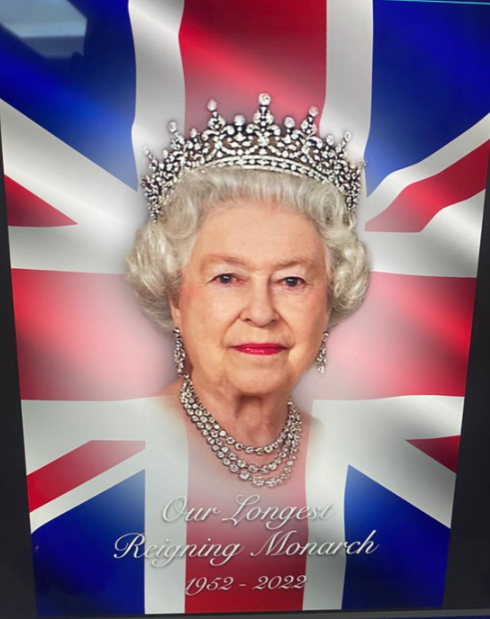 Queen Elizabeth II England Great Britain A2 Poster