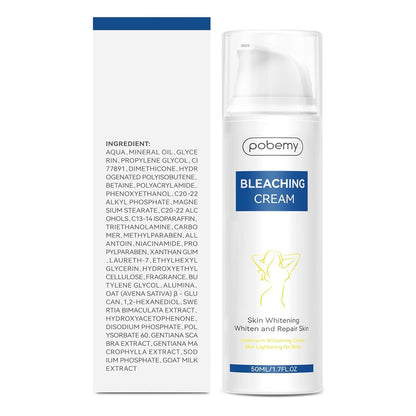 POBEMY Skin Bleaching Cream – Vitamin C Brightening for Face & Body (1.7 fl oz)