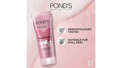 Ponds Bright Miracle Ultimate Clarity Facial Foam – 2x85g with Niasorcinol & Vitamin C