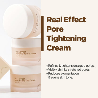 PONGDANG Pore Tightening Cream 1.76 oz | Hydrating & Refining Formula with Niacinamide & White Truffle | Korean Skincare