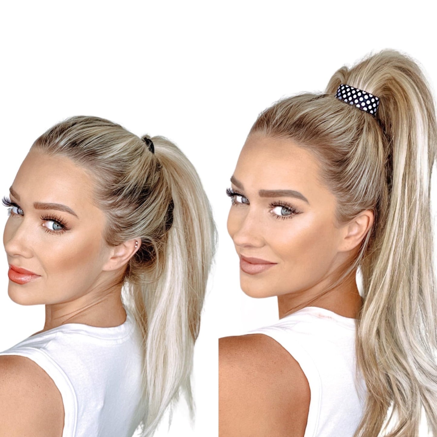 PONY-O All-in-One 4-Pack | No-Damage Bendable Hair Ties & Bun Barz