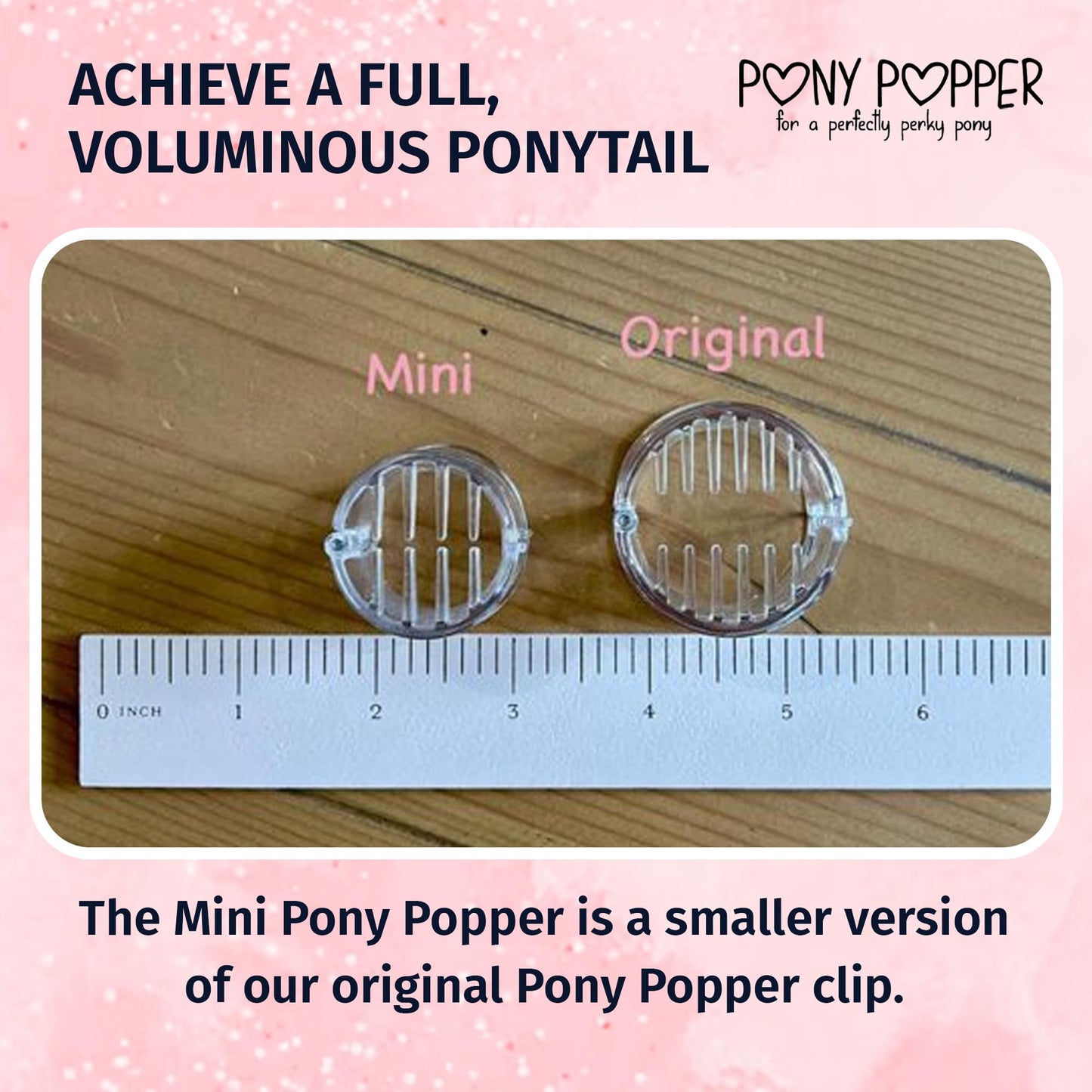 Pony Popper Clip – High Ponytail Holder for Voluminous Styles | Secure, Lightweight & Versatile