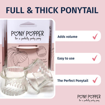 Pony Popper Clip – High Ponytail Holder for Voluminous Styles | Secure, Lightweight & Versatile