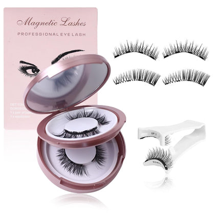 POOLJOY Hunnyfit Magnetic Lashes – Glue-Free, Natural Look, Reusable (Nature Series EA10+ EM10)