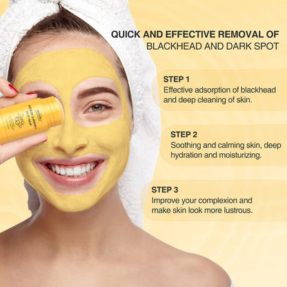 POP MODERN.C Turmeric Clay Stick Mask – Deep Pore Cleansing & Gentle Blackhead Care