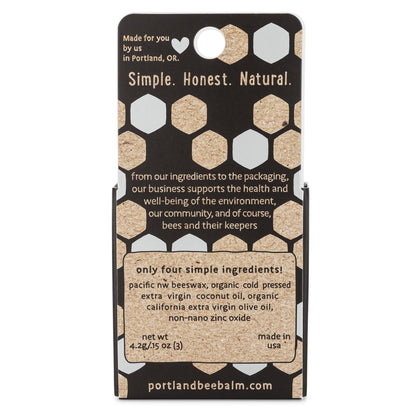 Portland Bee Balm Solar Eclipse SPF 15 Lip Balm – All Natural Handmade Beeswax, 3 Count